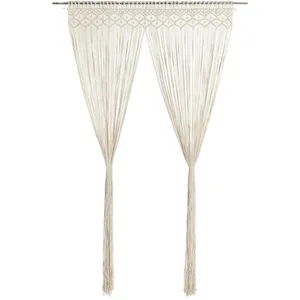 Comparateur de prix : vidaXL Rideau en macramé 140x240 cm Coton