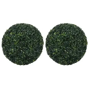 Comparateur de prix : vidaXL Boules de buis artificielles 2 pcs 52 cm