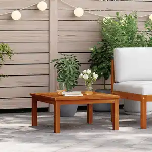 Comparateur de prix : vidaXL Table de salon de jardin 63x63x30 cm Bois solide d'acacia