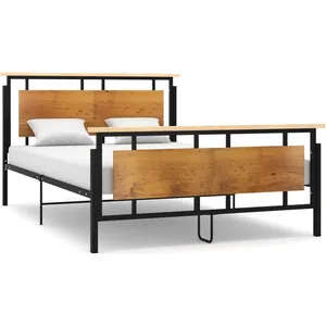 vidaXL Cadre de lit Métal 140x200 cm pas cher