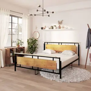 vidaXL Cadre de lit Métal 180x200 cm pas cher