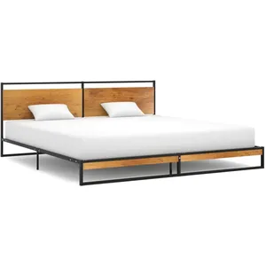 vidaXL Cadre de lit Métal 200x200 cm pas cher
