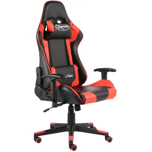 Comparateur de prix : vidaXL Chaise de jeu pivotante Rouge PVC