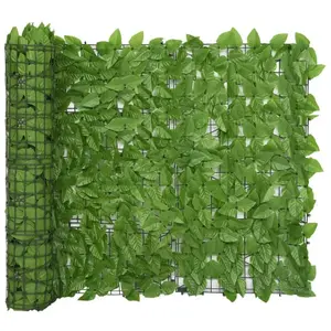 Comparateur de prix : vidaXL Écran de balcon avec feuilles vert 600x100 cm