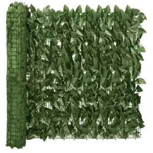 Comparateur de prix : vidaXL Écran de balcon avec feuilles vert foncé 600x75 cm