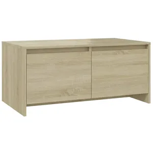 vidaXL Table basse Chêne Sonoma 90x50x41,5 cm Aggloméré pas cher