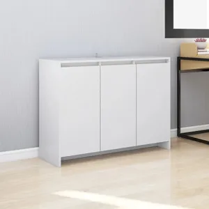 Comparateur de prix : vidaXL Buffet Blanc 102x33x75 cm Aggloméré