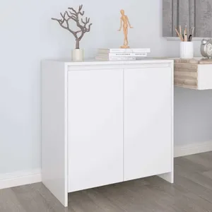 Comparateur de prix : vidaXL Buffet Blanc 70x41x75 cm Bois d'ingénierie