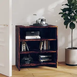 vidaXL Buffet Chêne fumé 70x40,5x75 cm Aggloméré pas cher
