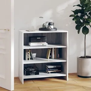 vidaXL Buffet Sonoma gris 70x40,5x75 cm Aggloméré pas cher