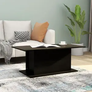 vidaXL Table basse Noir 102x55,5x40 cm Aggloméré pas cher