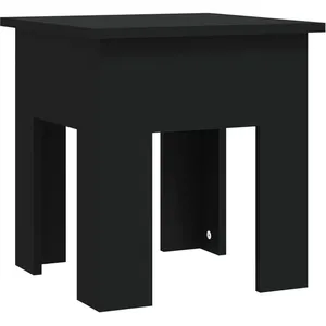 vidaXL Table basse Noir 40x40x42 cm Aggloméré pas cher