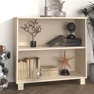 vidaXL Buffet HAMAR Marron miel 85x35x80 cm Bois massif de pin pas cher
