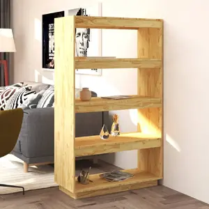 vidaXL Bibliothèque/Séparateur de pièce 80x35x135cm bois de pin massif pas cher