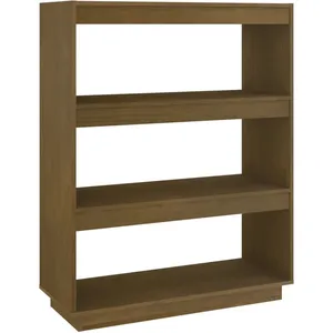 Comparateur de prix : vidaXL Bibliothèque/Séparateur de pièce Marron miel 80x35x103 cm Pin