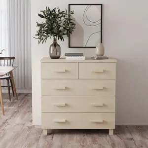 vidaXL Buffet HAMAR Marron miel 79x40x80 cm Bois massif de pin pas cher