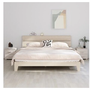 vidaXL Tables de chevet HAMAR 2 pcs Blanc 40x35x44,5 cm Bois massif pas cher