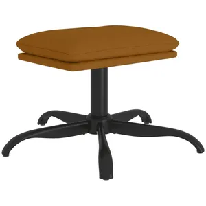 Comparateur de prix : vidaXL Repose-pied Marron 60x60x36 cm Velours