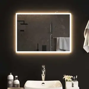 vidaXL Miroir de salle de bain LED 70x50 cm pas cher