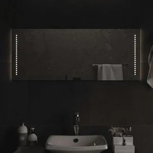 vidaXL Miroir de salle de bain LED 100x40 cm