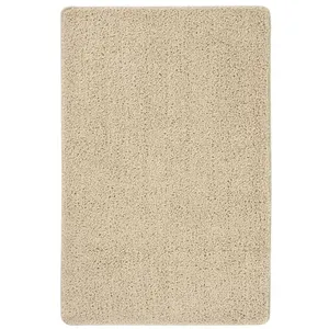 Comparateur de prix : vidaXL Tapis shaggy antidérapant Crème 200x290 cm