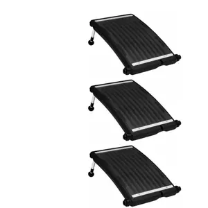 Comparateur de prix : vidaXL Panneaux de chauffage solaire de piscine courbés 3pcs 72,5x46cm