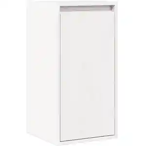 Comparateur de prix : vidaXL Armoire murale Blanc 30x30x100 cm Bois de pin massif