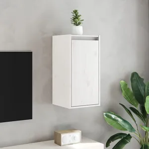 Comparateur de prix : vidaXL Armoires murales 2 pcs Blanc 30x30x60 cm Bois de pin massif