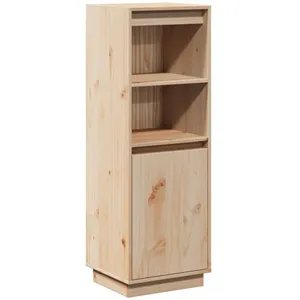 vidaXL Buffet 37x34x110 cm Bois massif de pin pas cher