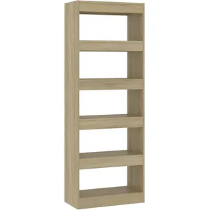 vidaXL Bibliothèque/Séparateur de pièce Chêne sonoma 60x30x166 cm pas cher