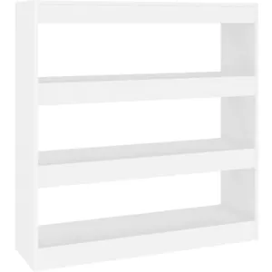 Comparateur de prix : vidaXL Bibliothèque/Séparateur de pièce Blanc 100x30x103 cm