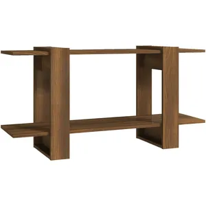 vidaXL Bibliothèque Chêne marron 100x30x51 cm Bois d'ingénierie pas cher