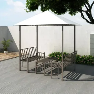 vidaXL Lit surélevé de jardin Acier enduit de poudre 175x100x36cm Vert pas cher