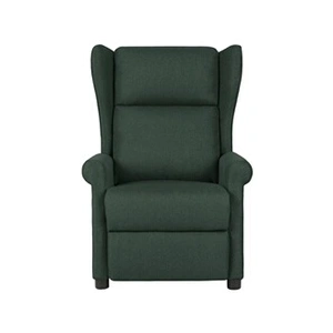 vidaXL Fauteuil inclinable Vert foncé Tissu pas cher
