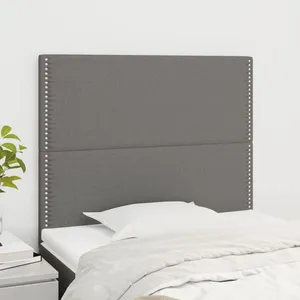 vidaXL Chaise à dîner de jardin empilable lot de 4 gris résine tressée pas cher