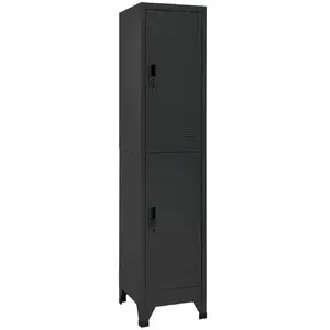 vidaXL Armoire à casiers Anthracite 38x45x180 cm Acier pas cher