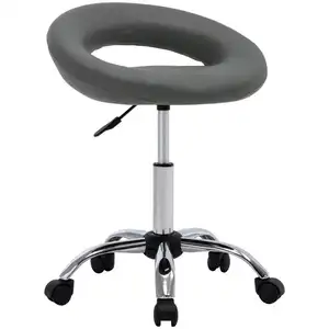 Comparateur de prix : vidaXL Chaise pivotante de salle à manger Gris Similicuir