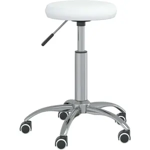 Comparateur de prix : vidaXL Chaise de salle à manger Blanc Similicuir