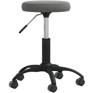 Comparateur de prix : vidaXL Chaise de salle à manger Gris foncé Velours