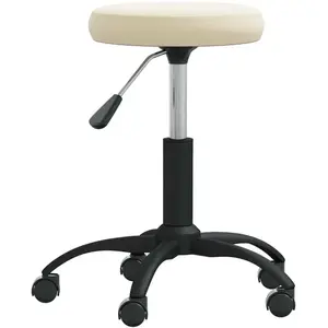 Comparateur de prix : VIDAXL Chaise de salle à manger Crème Velours