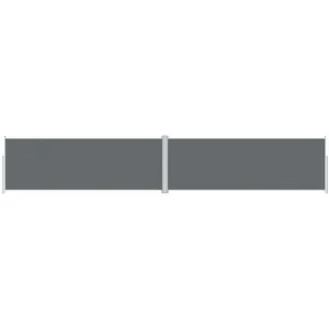 Comparateur de prix : vidaXL Auvent latéral rétractable Anthracite 180x1000 cm