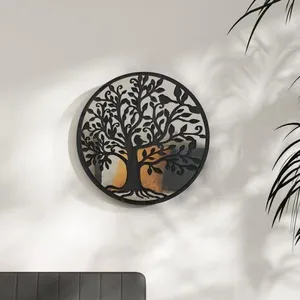 vidaXL Miroir Noir 40x2,5 cm Fer pour utilisation à l'intérieur pas cher
