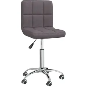 Comparateur de prix : vidaXL Chaise pivotante de salle à manger Taupe Tissu