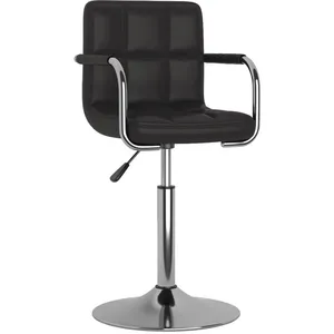 Chaise de salle à manger Noir Similicuir vidaXL pas cher