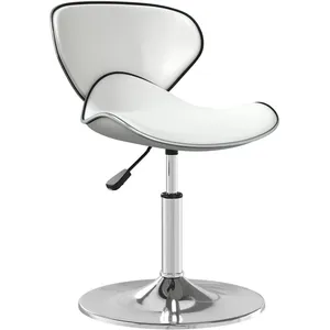 Comparateur de prix : vidaXL Chaise de salle à manger Blanc Similicuir