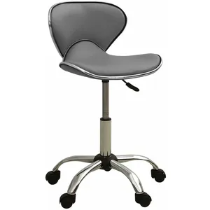 vidaXL Chaise de bureau Gris Similicuir pas cher