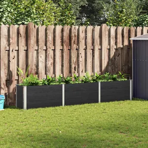Comparateur de prix : vidaXL Plate-forme surélevée de jardin 300x50x54 cm WPC Gris