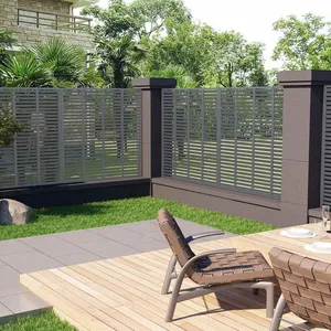 Comparateur de prix : vidaXL Clôture à persiennes WPC 180x180 cm gris