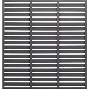 Comparateur de prix : vidaXL Panneau de clôture WPC 180x180 cm Gris