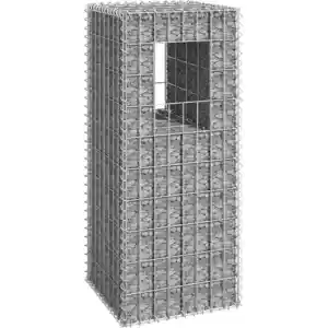 Comparateur de prix : vidaXL Poteau à panier de gabion 40x40x100 cm Fer